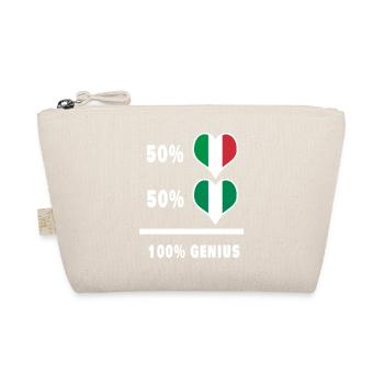 Brilliant Italy and Nigeria / Gift - Organic Pouch - nature - Front