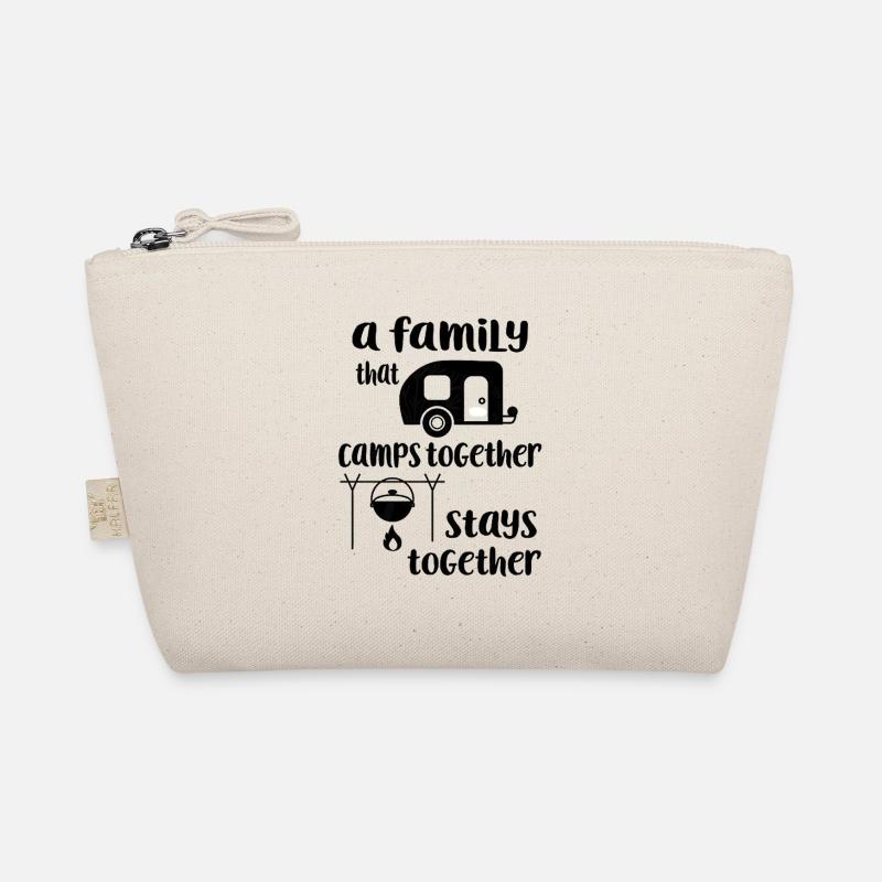 Camping Camper Nature funny saying Organic Pouch