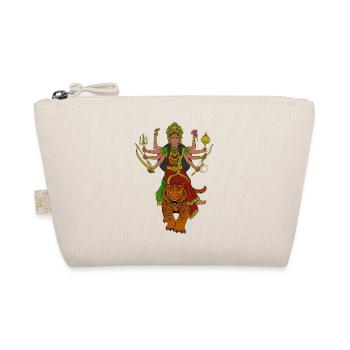Hindu God - Durga - Organic Pouch - nature - Front