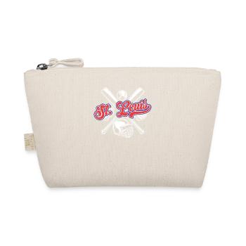 Jeu de mots vintage de St. Louis Baseball en détresse - Trousse biologique - nature - Devant