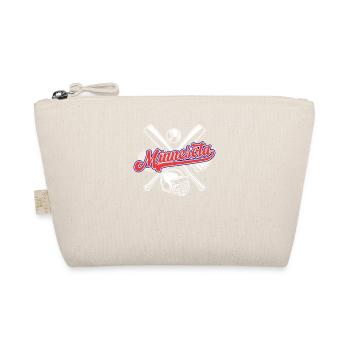 Vintage Minnesota Baseball Distressed Baseball - Bio-Täschchen - Natur - Vorne