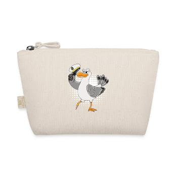 Seagulls Captain Seagull North Sea Baltic Sea Funny Seagull - Organic Pouch - nature - Front