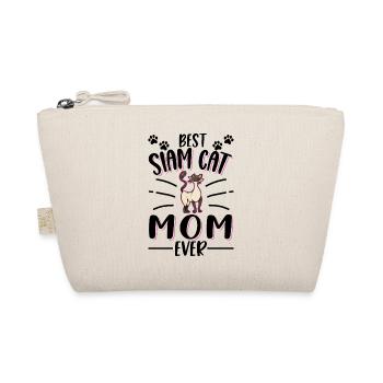 Siamkatze Mama Siam Cat Mom Siamesische Katze - Bio-Täschchen - Natur - Vorne