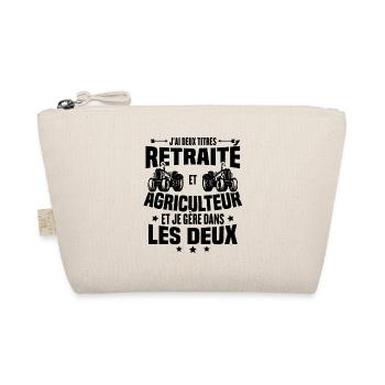 J'ai deux titres retraité et agriculteur - Trousse biologique - nature - Devant