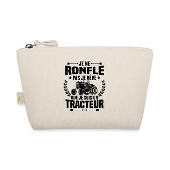 Je Ne Ronfle Pas Je Rêve Que Je Suis Un Tracteur - Trousse biologique - nature - Devant