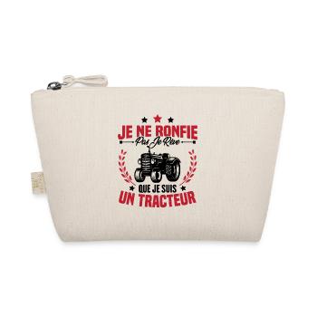 Je Ne Ronfle Pas Je Rêve Que Je Suis Un Tracteur - Trousse biologique - nature - Devant
