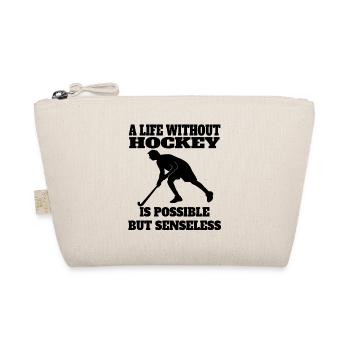 Joueur de hockey sur gazon Hockey cadeau hockey sur gazon - Trousse biologique - nature - Devant