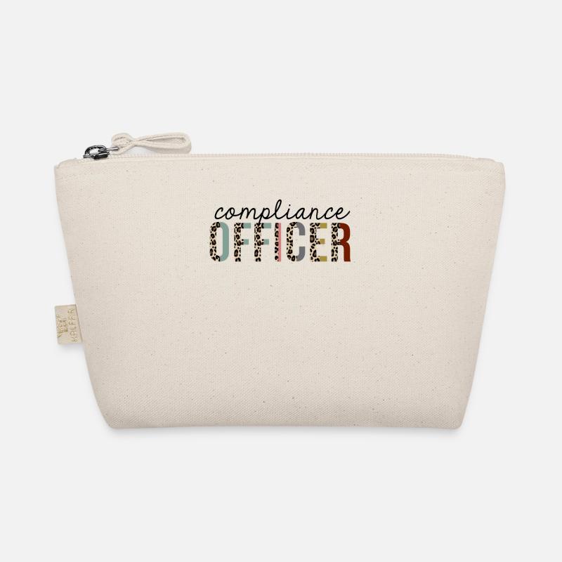Compliance Officer Leopard Print Funny Organic Pouch