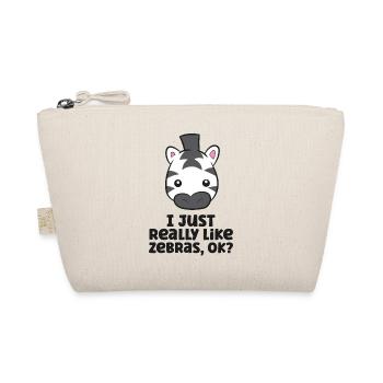 J’aime vraiment les zèbres, d’accord? Mignon - Trousse biologique - nature - Devant