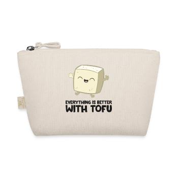 Tofu Vegan Food Tout est mieux avec le tofu - Trousse biologique - nature - Devant