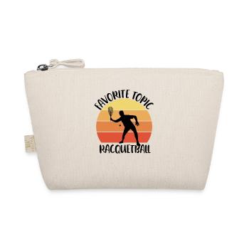 favorite topic Racquetball - Organic Pouch - nature - Front