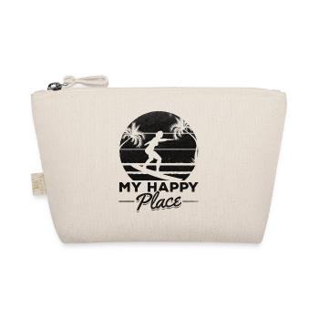 Surfing Water Surfer My Happy Place Water Surfing - Organic Pouch - nature - Front