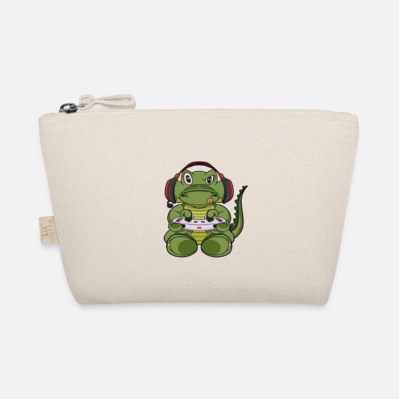 Crocodile avec contrôleur de jeu I Funny Gaming I Trousse biologique