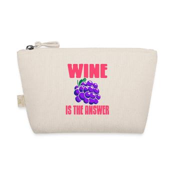 Wine Is The Answer - Organic Pouch - nature - Front