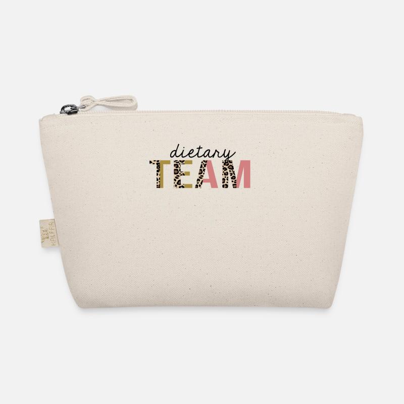 Dietary team Leopard Print Funny Organic Pouch
