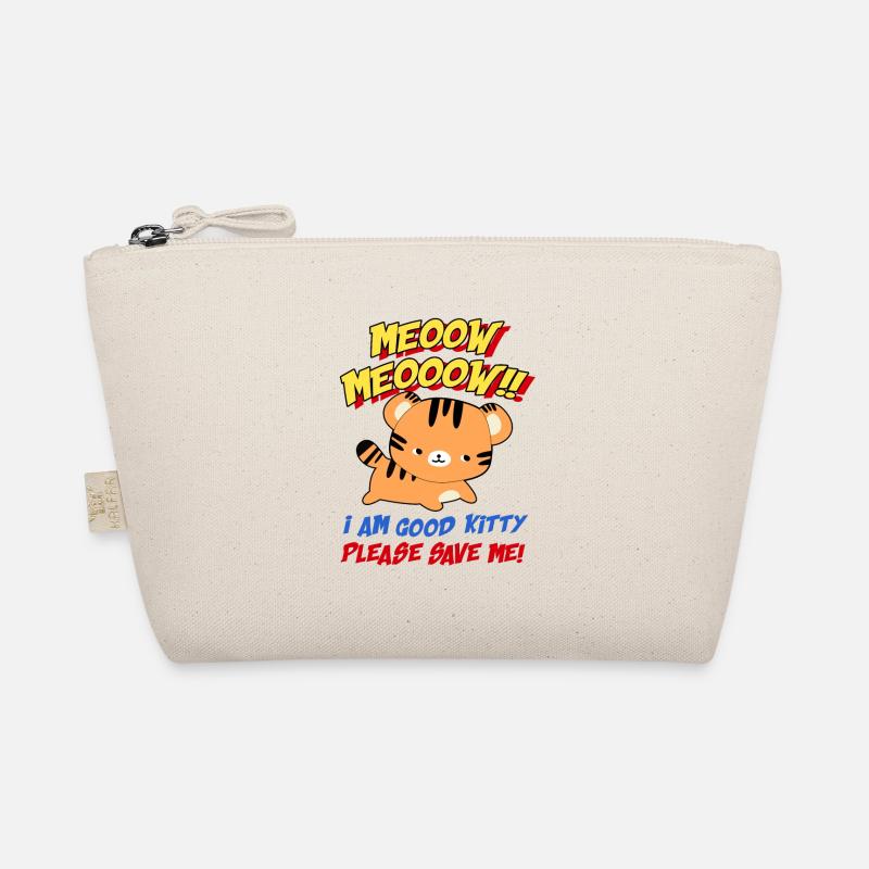 Meow Meow I Am Good Kitty Please Save Me Kitty Cat Bio-Täschchen