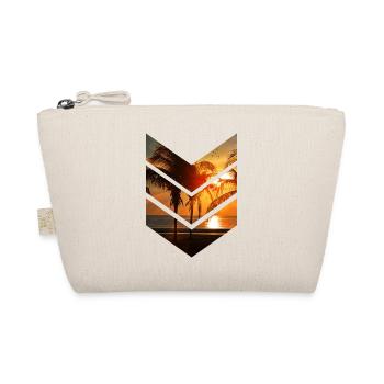 Tropical sunset in geometric design - Organic Pouch - nature - Front