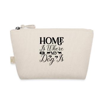 Home is where my dog is - Organic Pouch - nature - Front
