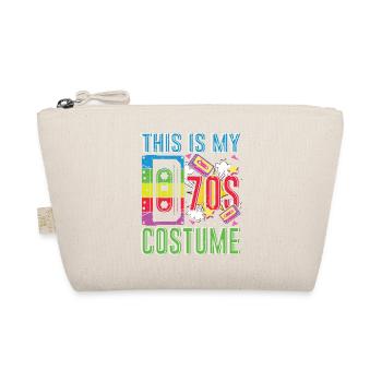 This is my 70s costume retro vintage hippy - Organic Pouch - nature - Front