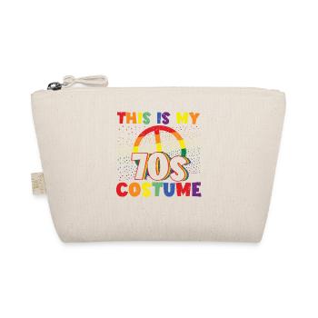 This is my 70s costume retro vintage hippy - Organic Pouch - nature - Front