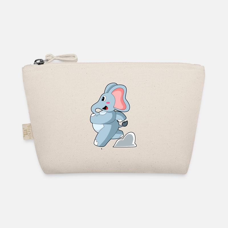 Elephant as jogger Organic Pouch