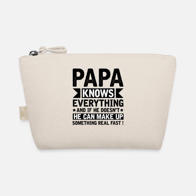 Dad Bad Influence - Father Gift Organic Pouch