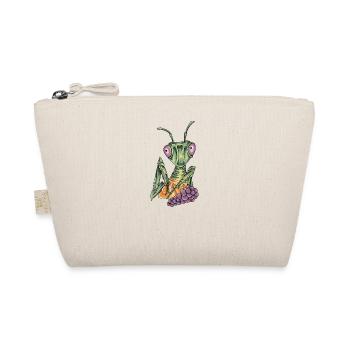 Praying Mantis I Mantis Insect Motif - Organic Pouch - nature - Front