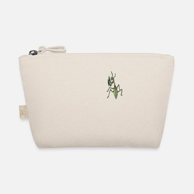 Praying Mantis I Mantis Insect Motif Organic Pouch