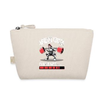 Bodybuilder Muscles Gym Fitness Training - Organic Pouch - nature - Front