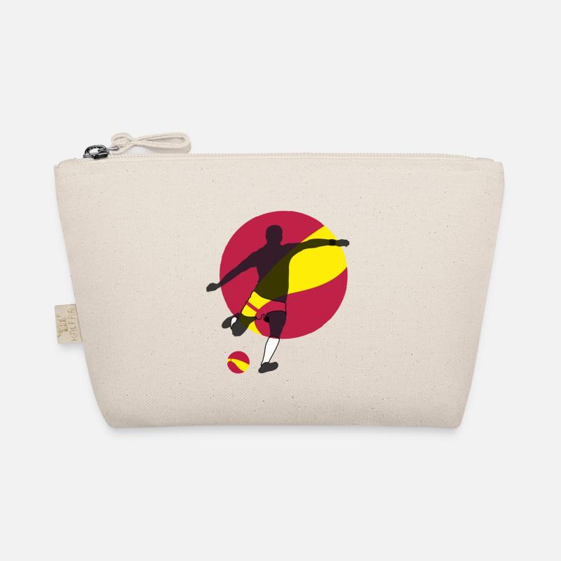 Fußball,Spanien - Bio-Täschchen - Natur