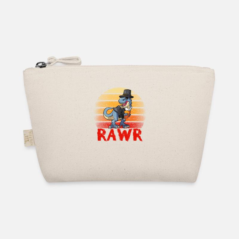 Dinosaur Rawr Thanksgiving Turkey Saurus Organic Pouch