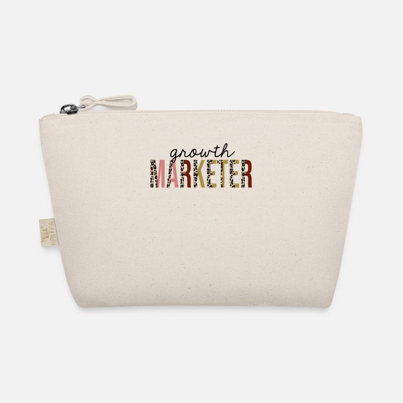 Growth marketer Leopard Print Funny Organic Pouch