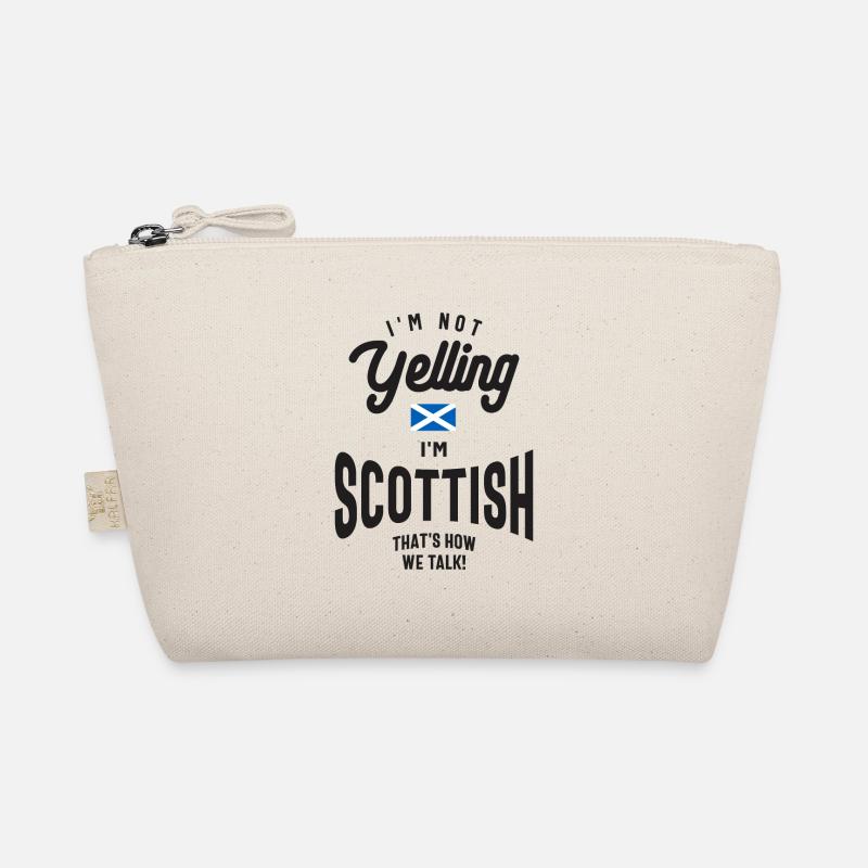 Je ne crie pas Je suis Scottish Funny Scottish Pride Trousse biologique
