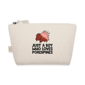 Juste un garçon qui aime les porcs-épics - Trousse biologique - nature - Devant