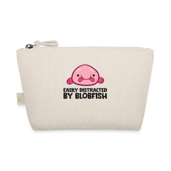 Funny Blobfish Ugly Animal Easily Distracted By - Bio-Täschchen - Natur - Vorne