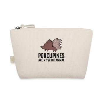 Les porcs-épics sont mon animal spirituel mignon porc-épic - Trousse biologique - nature - Devant