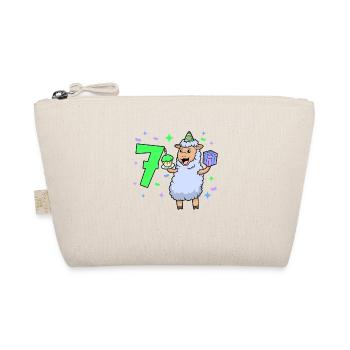Avec mouton - anniversaire de fille 7 ans - Trousse biologique - nature - Devant
