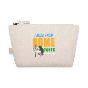I Work From Home Pants Are Optional Funny - Organic Pouch - nature - Front
