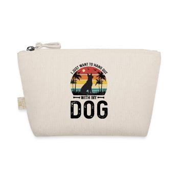 Dog Hair Dog Dog Owner Gift - Organic Pouch - nature - Front