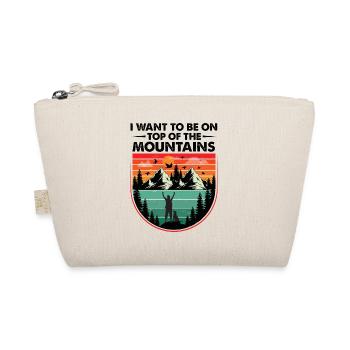 Mountain Hiking Mountaineering hiking mountain Trip - Organic Pouch - nature - Front