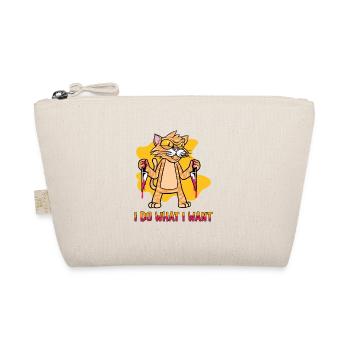 I Do What I Want Cat Lover Cat Owner Animals Pet O - Bio-Täschchen - Natur - Vorne