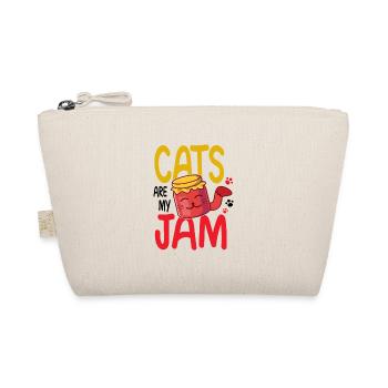 Cats Are My Jam Cat Owner Cat Lover Training Anima - Bio-Täschchen - Natur - Vorne