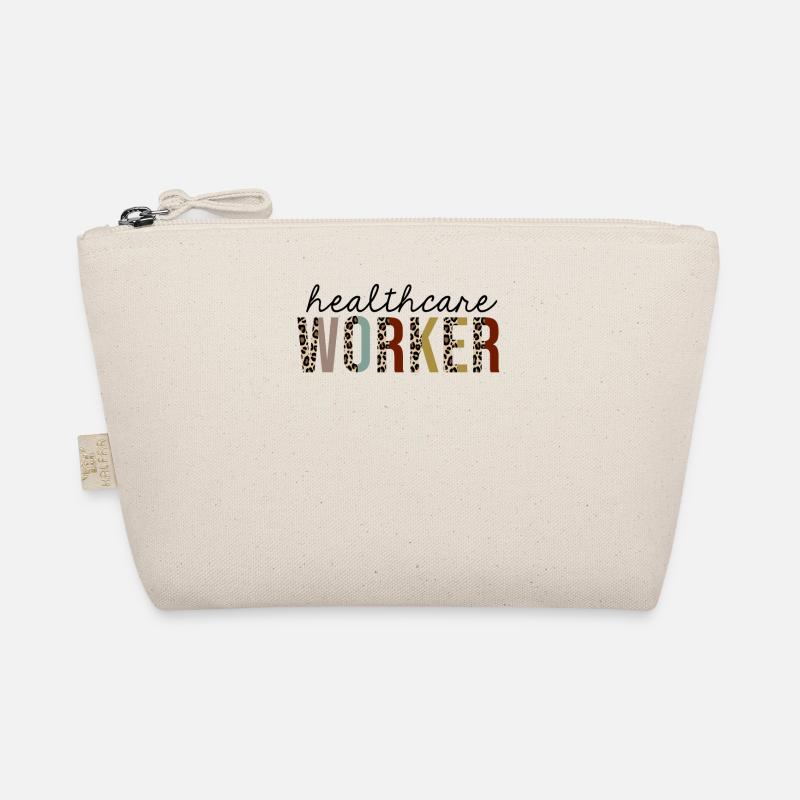 Healthcare Worker Leopard Print Funny Organic Pouch