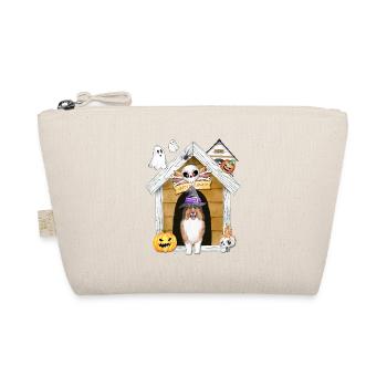 Halloween Shetland Chien de berger Chien Sorcière - Trousse biologique - nature - Devant