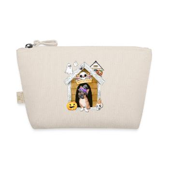Halloween Frenchie Dog Witch - Organic Pouch - nature - Front