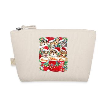 Miaou de Noël, drôle de chats mignons Conception de Noël - Trousse biologique - nature - Devant