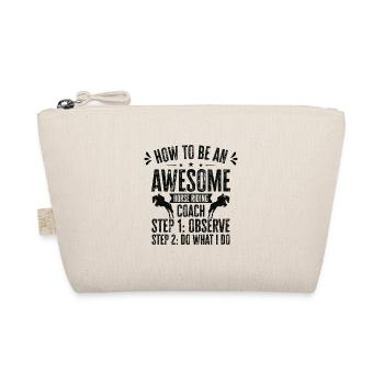 How to be an Awesome Horse Riding Equestrian - Organic Pouch - nature - Front