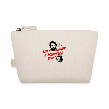 Lula Livre PT 13 - Marielle Vive! - Organic Pouch - nature - Front