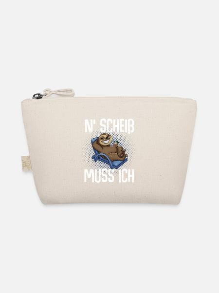 N'Scheiß Muss Ich - Bio-Täschchen - Natur