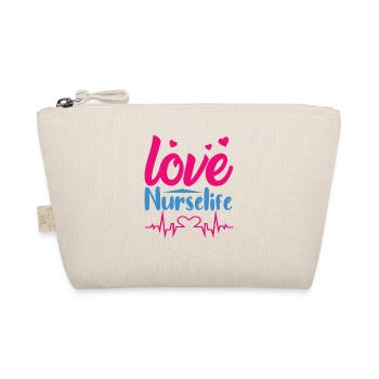 KRANKENSCHWESTER Love Nurse Life - Organic Pouch - nature - Front